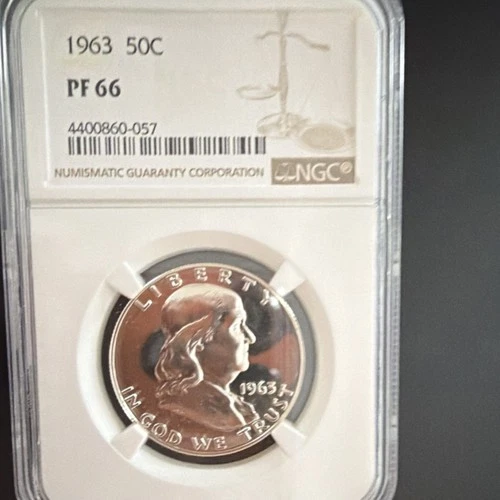 1963 Franklin Half Dollar 50C NGC PF 66 Proof Silver Philadelphia