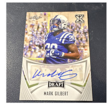 Leaf 2021 Draft Autographs Mark Gilbert #BA-MG1 Rookie Autograph Football