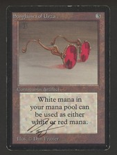 SUNGLASSES OF URZA Beta Dan Frazier Signed Autograph HP Vintage MTG