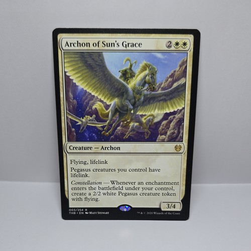 003/254 ARCHON OF SUN'S GRACE RARE THEROS BEYOND DEATH MTG KARTE