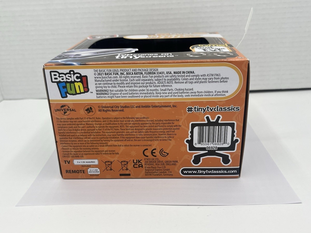 Basic Fun Back to the Future Tiny TV Collectible for sale