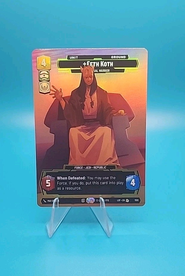 Star Wars Unlimited Legends of the Force #1100 EETH KOTH Prestige Foil