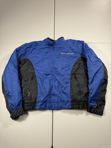 VTG Honda Jacket Mens L Goldwing Motorcycle Quilted Puffer Coat Racing Grunge - Picture 3 of 17