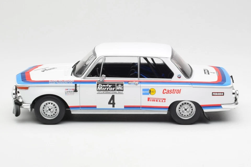 18RMC163 BMW 2002 n4 B.Waldegard RAC Rally 1973 IXO 1/18 - Immagine 3 di 4