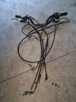 #ad Polaris Predator 50 steering Handle With All Cables And Electric $149.00