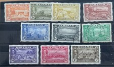 Carribean Stamp Collection Barbados Bahamas Bermuda KGVI-QEII