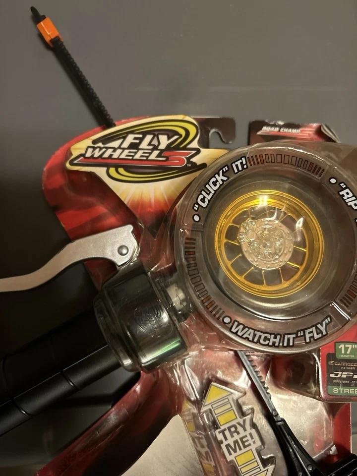 Road Champs Fly Wheels Street Black 17”Moto Wheel Jakks Pacific. 2006. Packaged - Image 2 of 4