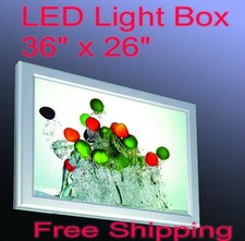 A1 LED Aluminum Frame Light Box 36"x 26" Poster Backlit Display LightBox Sign