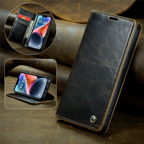 Flip Leather Wallet Case Cover For iPhone 15 14 Plus 13 12 Pro Max XS SE 8 7 XR - Picture 28 of 156