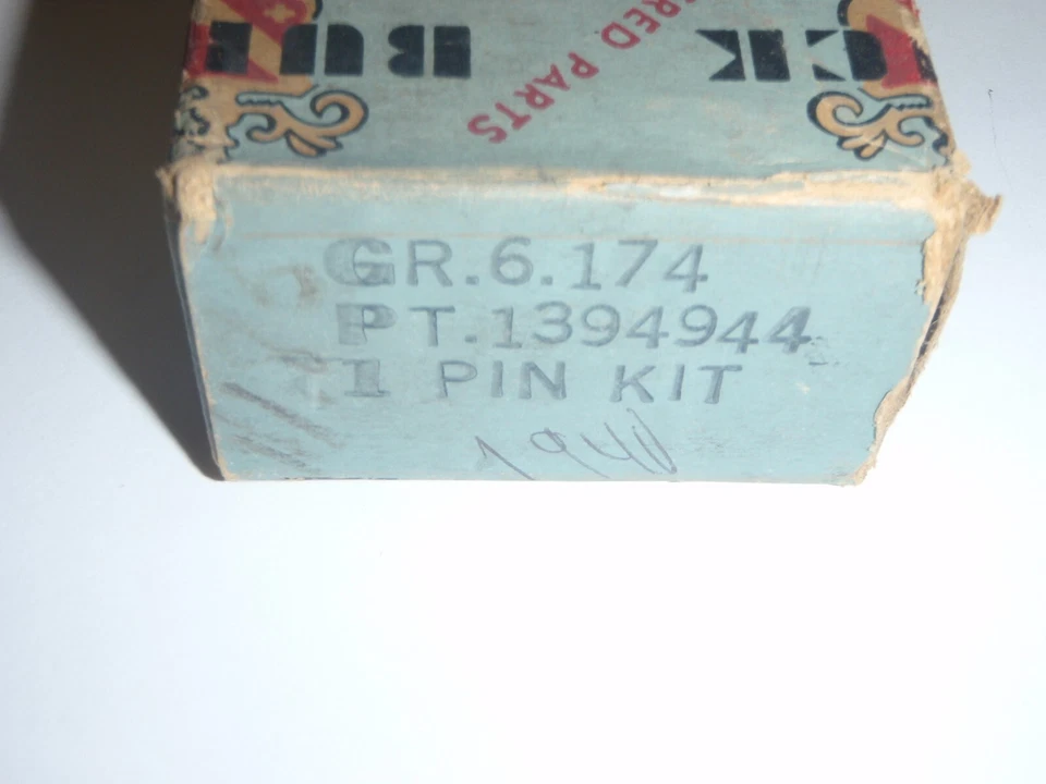Kit de pasador y buje de pivote exterior brazo de control inferior suspensión NOS 1937-1941 Buick Foto 4 de 4