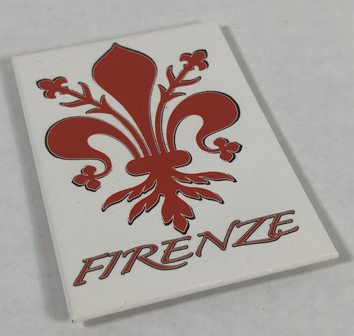 FIRENZE Florence Italy Magnet Rot Symbol Logo Wappen - Bild 1 von 4