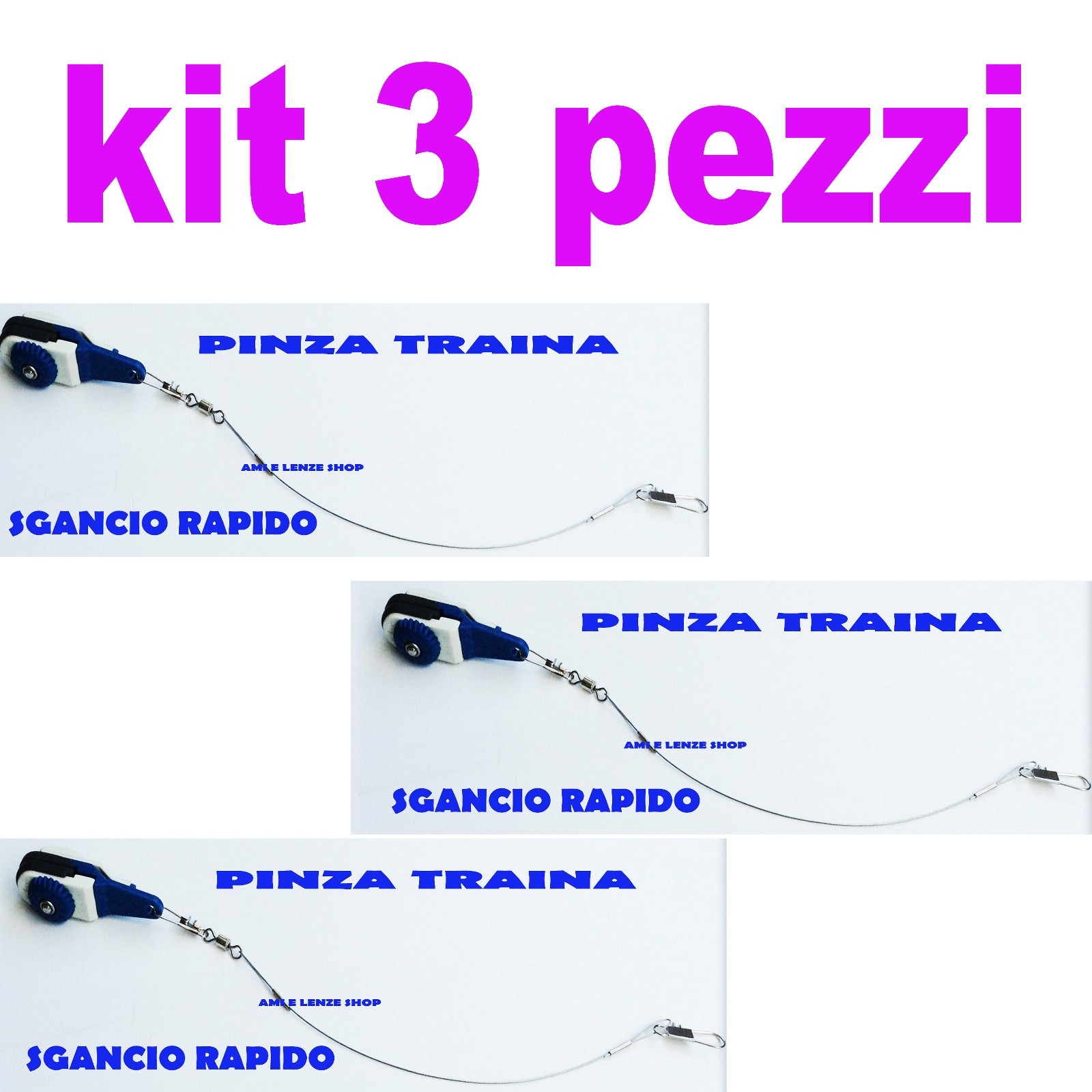 Sgancio rapido pinza pinzetta traina per piombo affondatore pesca mare barca kit Sgancio rapido pinza pinzetta traina per piombo affondatore pesca mare barca kit