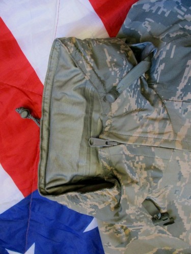 CHAQUETA ABRIGO PARKA A RAYAS DE TIGRE DE LA FUERZA AÉREA DE EE. UU. APECS ABU TIGRE CAMUFLADO goretex xl r - Imagen 10 de 16
