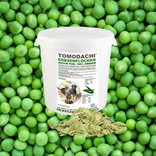 Erbsenflocken Nagerfutter proteinreicher Nagersnack Ratte Hamster Kaninchen 2kg - Bild 8 von 9