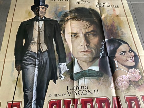"LE GUÉPARD" Plakat 120x160 - 1963 - Alain DELON - Claudia CARDINALE - VISCONTI " - Bild 3 von 11