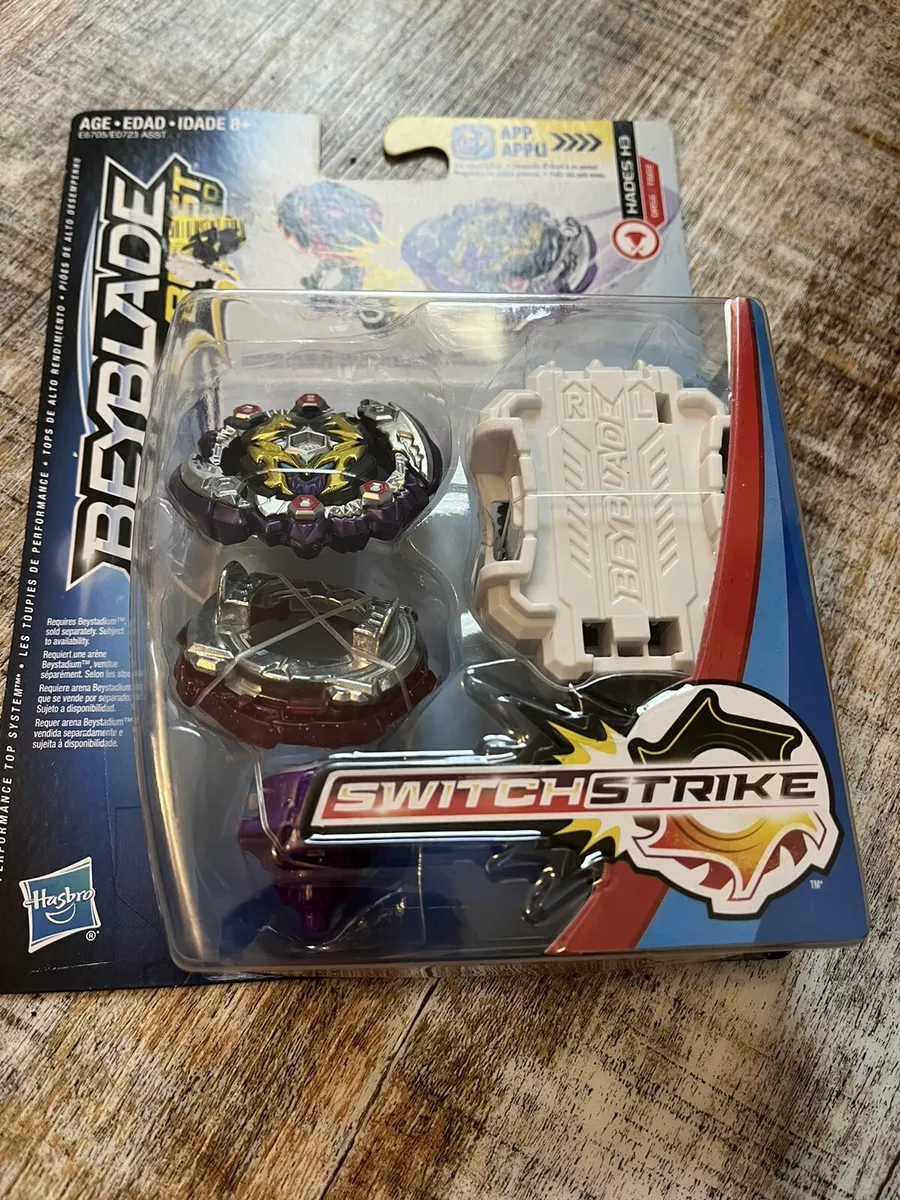 New Hasbro Beyblade Burst Turbo SwitchStrike Hades H3 Kids Toy 2018 DR56 TB02
