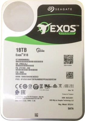 SEAGATE 18TB Exos X18 正規品　HDD SATA NAS Seagate Exos X18 Hard Drive | Seagate US