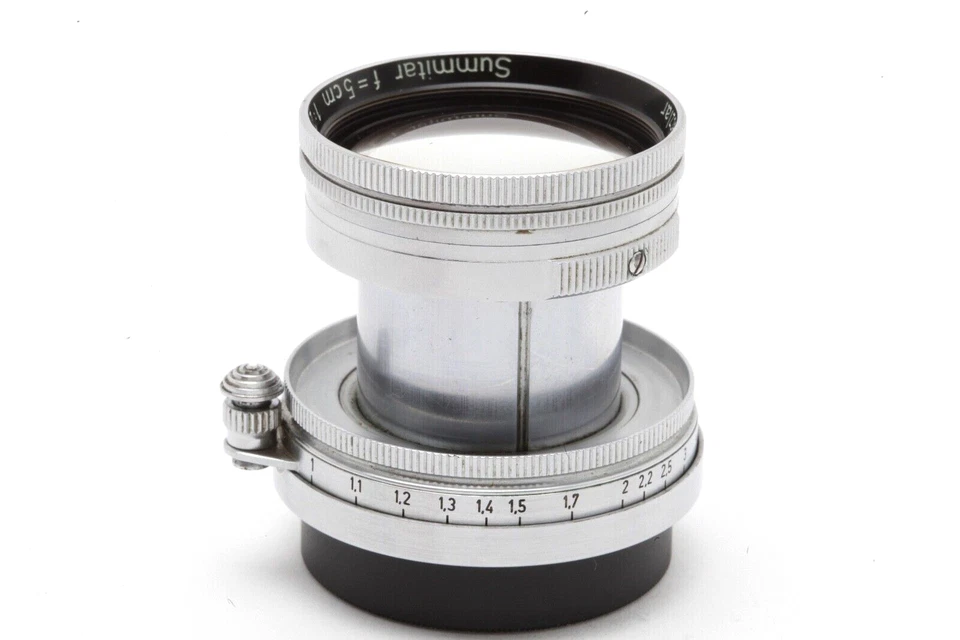 Lente de montaje con tornillo Leica Leitz 5 cm f2 Summitar 10 hojas M39 #42145 Foto 2 de 4