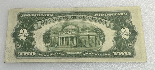2 Dollar Bill Red Seal Star Note Fancy Serial Number Serial Number Circulated *1 - Picture 6 of 12