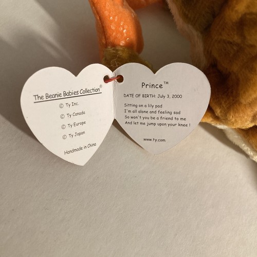 TY Beanie Baby Prince. July 3, 2000 - Picture 4 of 9
