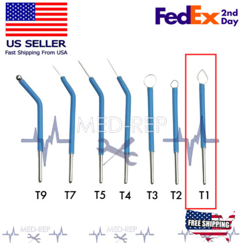 Bonart Tip Blue Style Electrode Set Tips old ART-E1 Series T1 T2 T3 T4 T5 T8 T9 - Picture 1 of 14