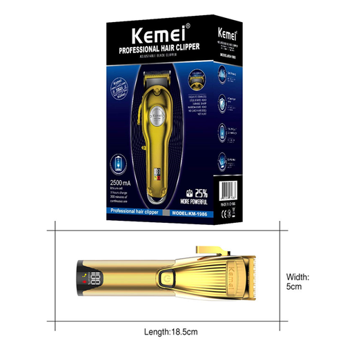 Pro GOLD FX FX870G All Metal Cord/Cordless Adjustable Professional Hair Clipper - Picture 9 of 9