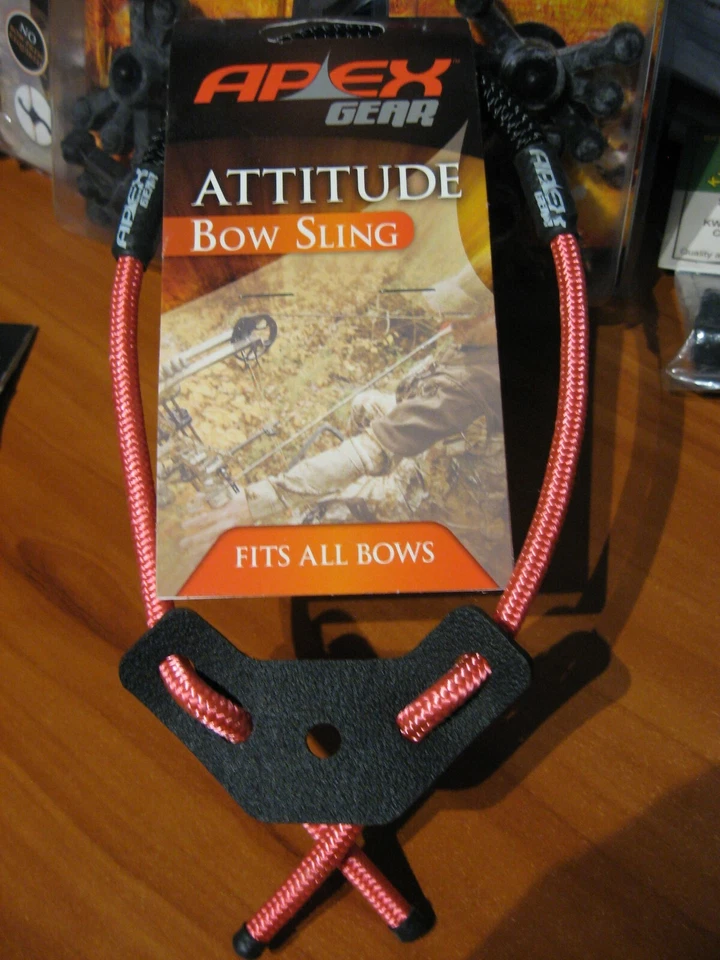 Eslinga de arco Apex Gear Attitude rosa y negro para todos los arcos TruGlo tiro con arco AG441PB Foto 4 de 4
