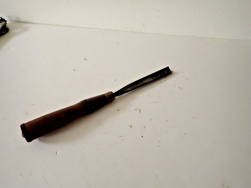 Antique Cast Steel Woodworking Carving 9/16" Chisel - Picture 2 of 3
