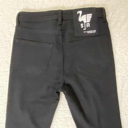Free People SR vs Sandrine Rose The Virgin Label Black Skinny Jeans Sz 25 - Picture 15 of 16