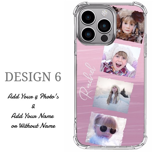 Funda protectora personalizada con collage de fotos a prueba de golpes para iPhone 14 12 13 15 11 - Imagen 13 de 14