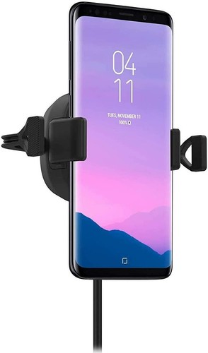 Mophie Universal Wireless Charger Charging Car Vent Mount Phone Holder Black - Picture 2 of 12