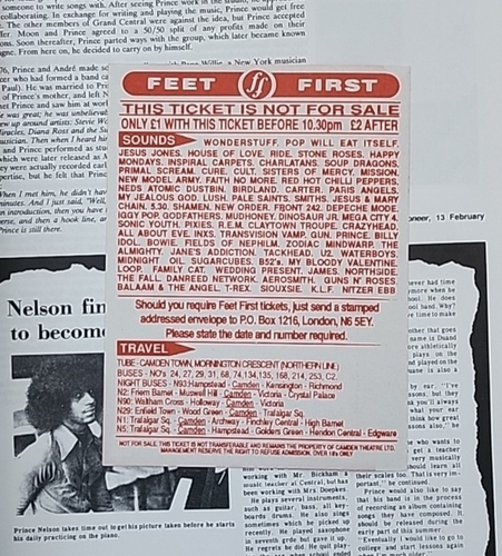 PRINZ EIN DOKUMENTARFILM VON PER NILSEN SELTENES BUCH Erstausgabe 1990 UPTOWN - Bild 4 von 9