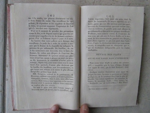 Catastrophe exploitation MINES DE HOUILLE de BEAUJONC, LIEGE, 28 février 1812. - Picture 6 of 20