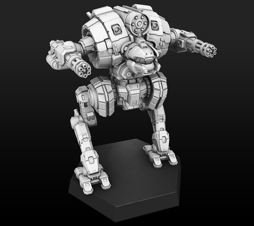 Mecanismo alternativo UZL Uziel para miniaturas Battletech (PMW) ¡6 versiones! - Imagen 9 de 10