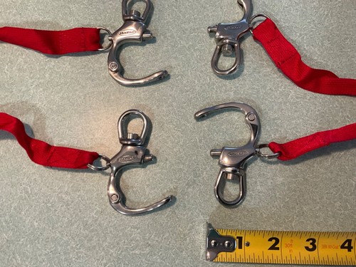Ronstan Snap Shackle - Large Swivel Bail - 73mm(2-7/8) with 9 inch quick release - Picture 5 of 9