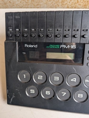 Roland PM-16 Interface Boss MPD-4 MIDI Pad free shipping - Picture 2 of 2