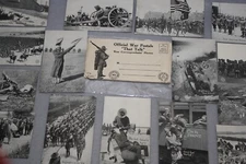 WW1 Complete Set of 15 Official War Postals U.S. Army Postcards RARE FIND