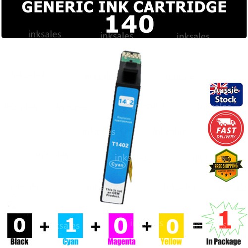 Generic 140 Ink Cartridge For Epson WF3520 WF3530 WF3540 WF7520 TX620 NX635 630 - Picture 2 of 23