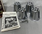 KitchenAid RVS-A Rotor Slicer & Shredder Cones Set of Four And Shaft Only OEM