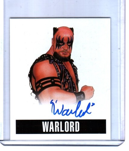 Warlord W1 2014 Leaf Originals Wrestling Authentic On Card Autograph WWE - Imagen 1 de 1