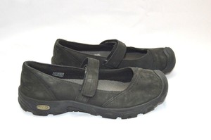 KEEN-MARY-JANES-BLACK-GIRL-SIZE-2-LEATHER-COMFORTABLE-SHOES