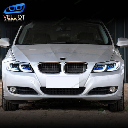 LED Headlights Assembly For BMW 3 Series E90 E91 2005-2012 Xenon HID 328 335 - Picture 2 of 13