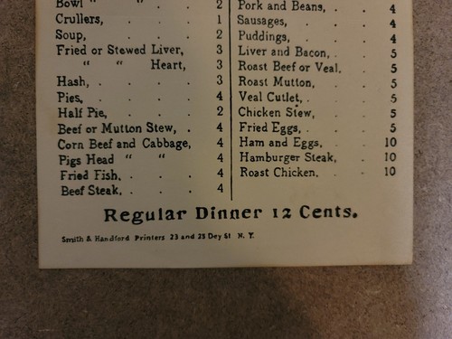 Menú Reproducción Delmonico De Colección 4 Céntimos 5x7 Postal Restaurante Efímero - Imagen 4 de 8