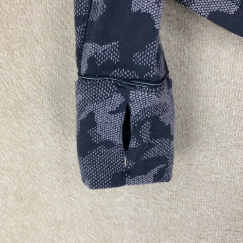 🚨¡NUEVO! Chaqueta gris camuflada Lululemon Run Briskly 1/2 cremallera talla 6 Lunar Rock para mujer - Imagen 13 de 13