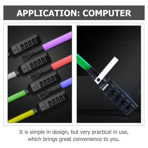 Bürocomputerversorgung Desktop-Computer-Lüfternabe Computergehäuse-Lüfternabe - Afbeelding 8 van 12
