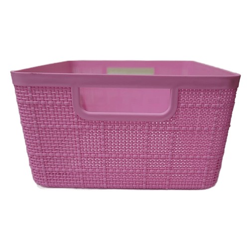 Plastic Handy Storage Basket Crate School Office Kitchen Pharmacy Tidy Organiser - Picture 31 of 46