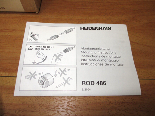 Heidenhain 376886-03 *NUOVO* Encoder rotativo ROD 2048 03S12-03 K - Foto 7 di 8