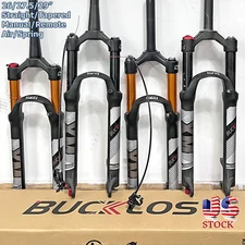 BUCKLOS 26/27.5/29" XCM/XCT/XCR Bike Suspension Fork 120/100mm Straight/Tapered