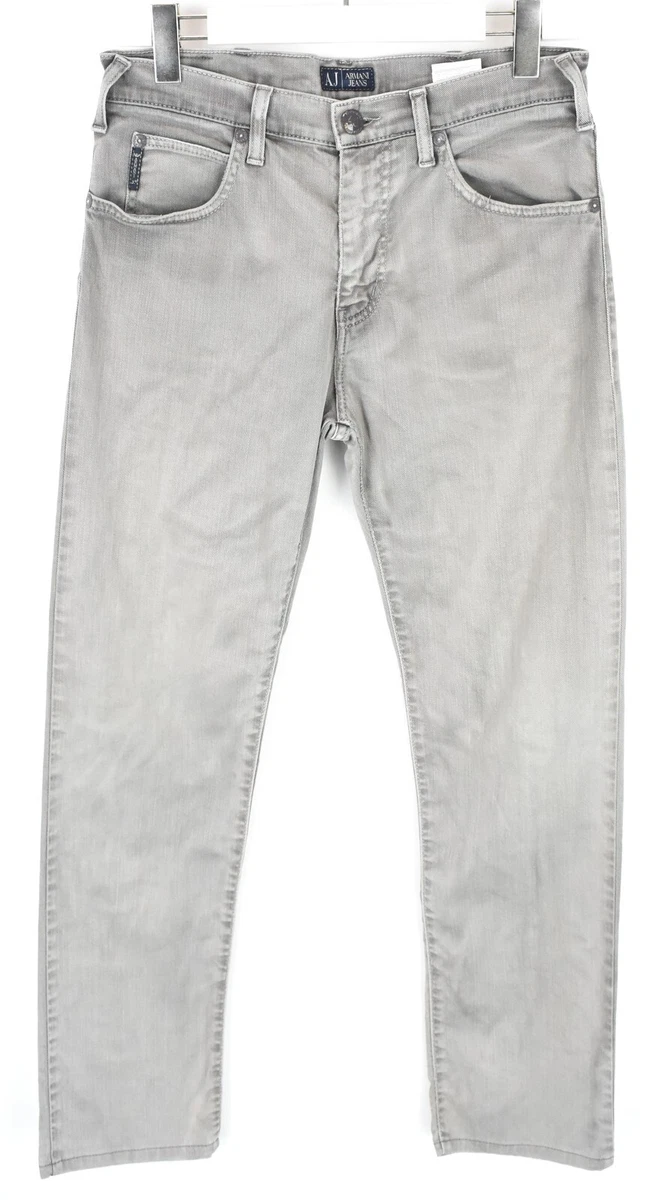Grey armani hotsell jeans
