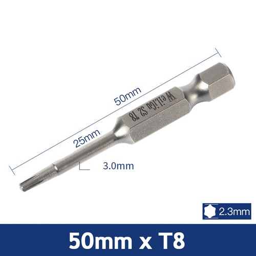 Magnetic Torx Screwdriver Bits Hex Shank 1/4" Hex Security Bit Tamper Proof - Picture 20 of 60
